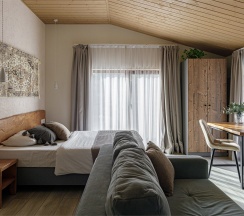 Люкс "Горы", 2-х местный с двуспальным диваном и кухней. в Bergamo