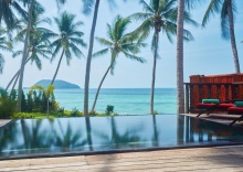 Двухместная вилла Pool с видом на закат 2 отдельные кровати в Kupu Kupu Phangan Beach Villas & Spa by L'Occitane