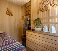 Коттедж《Шебби шик》с сауной и "Банным чаном" (расположен в Логиново) в Сканди хаус