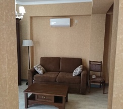 Люкс с балконом и с видом на море в Гега