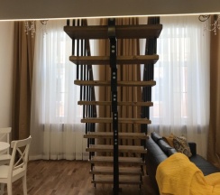 Loft Lux White Апартаменты (1 двуспальная кровать + 1 большой диван) 2+3 человека в Loft&Home Apartments