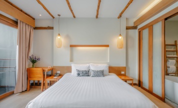 Двухместный номер Pool Access Deluxe 2 отдельные кровати в Отель Metadee Concept Hotel