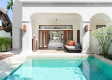 Двухместная Garden Pool вилла двуспальная кровать в SALA Samui Choengmon Beach