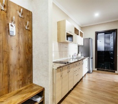 Апартаменты двухкомнатные с балконом морская сторона. Корпус 2 в Amza Парк