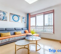 Тент с 3 комнатами с видом на море в Rizhao Shuohai Seaview Homestay (Wanpingkou Branch)