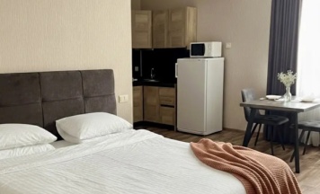 Двухместные апартаменты с видом на внутренний двор двуспальная кровать в Eva Apartments