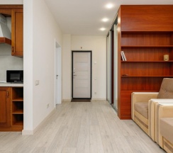 4-местные апартаменты люкс с балконом, вид на горы (#135) в Geo Apart