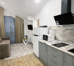 Апартаменты двухкомнатные (ЛЮКС) с балконом и красивым видом в Polikariya