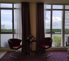 Двухместный номер Deluxe с видом на реку 2 отдельные кровати в Hotel Sentral Kuantan