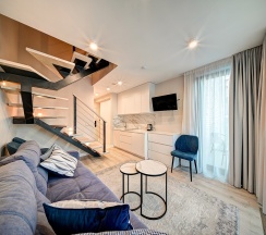 Duplex с боковым видом на море в Лучезарный Резорт
