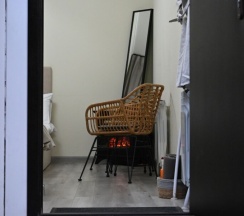 Дом с террасой и камином в Дух тайги