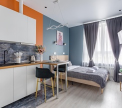 1-комнатные апартаменты студия Волоколамское шоссе 71/22 к2 в InHome24 (ИнХоум24) на шоссе Волоколамское 71/22 корпус 2