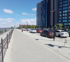 Студия с красивым видом из окна в Квартира в центре Астрахани