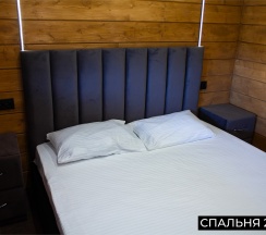 Большой дом на 2 спальни с камином, сауной и чаном (6+2) в Карелия парк