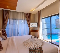 Двухместная вилла с 3 комнатами двуспальная кровать в The Phufa Waree Chiangrai Resort