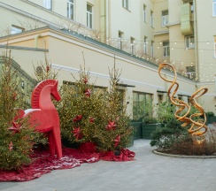 Двухуровневая студия с видом во двор в Гимназия №5