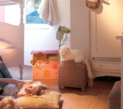 Люкс-бунгало семейный Marin Bay First Row с частичным видом на море в Grecotel Marine Palace & Aqua Park