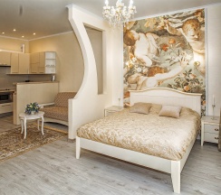 Апартаменты-студио с балконом для четверых в Лиенталь