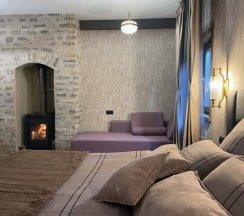 Делюкс с камином в Soloh SPA Village