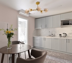 Апартаменты с 1 спальней и кухней-гостиной в Academia Васильевский