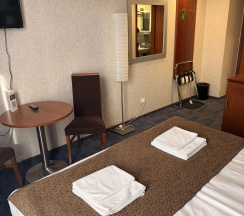 Номер комфорт с 1 двуспальной кроватью в Рублев