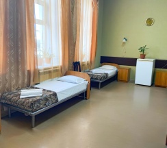 Кровать в 4-местном общем номере в Smart Hotel KDO Сызрань