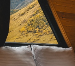 Апартаменты c 1 комнатой с балконом в Шале Gold cottages Kazbegi