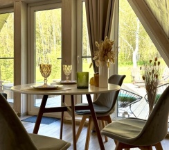 Участок с домиком "Репа" А-фрейм категории стандарт в Ланьдиво