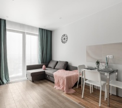 1-комнатные апартаменты студия в MOKO Apartments (МОКО Апартментс) на улице Окская