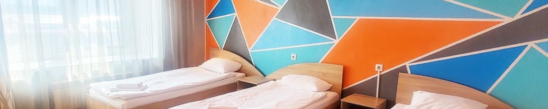 Койко-место в общем 3-х местном номере в Smart Hotel KDO Новокузнецк