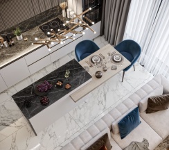 Однокомнатный Люкс 43 этаж 55 м² ЖК «Neva Towers» в InPremium Москва-Сити