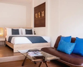 Двухместная вилла с видом на бассейн (двуспальная кровать) в The C Samet Beach Resort