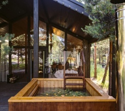 Дом с камином, сауной и купелью (до 6 гостей) ЯСОН в Berloga Country Resort