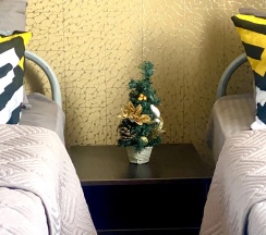 Трёхместный номер с видом на достопримечательность Комфорт в Турецкий фонтан