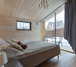 Коттедж Куско с панорамной баней для 6-ти гостей в Rodioncevo Eco Village