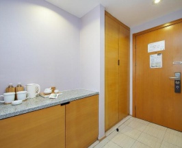 Двухместный номер Standard с видом на город двуспальная кровать в JI Hotel Harbin Zhongyang Street Youyi Road