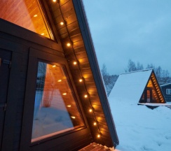 Двухместный коттедж Classic двуспальная кровать в Aframe-Village