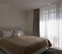 Двухкомнатные апартаменты с балконом и видом на море в Sphera apartments by Stellar