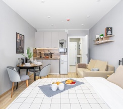 1-комнатные апартаменты студия в Wings