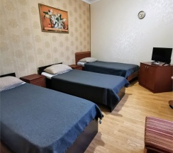 Двухместный номер с 1 дополнительным местом в Уют