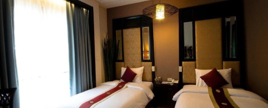 Двухместный номер Deluxe 2 отдельные кровати в Royal View Resort