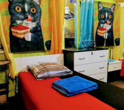 Трехместный номер с 3 односпальными кроватями в Мур ля мур