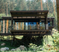 Дом Воздух  (Парящий Дом на холме) в Катунь Dom Hotels