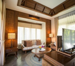 Двухместная вилла с 4 комнатами двуспальная кровать в Sibsan Resort & Spa Maeteang