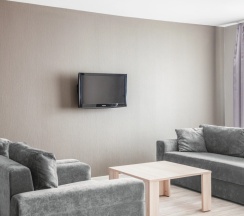 Апартаменты Superior c 1 комнатой с балконом и с красивым видом из окна в Комплекс апартаментов Комфорт