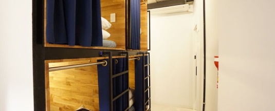 Кровать в общем номере (мужской номер) в Seoul Cube Ewha - Hostel