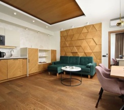 Семейные апартаменты с 2 комнатами в Premium Village Arkhyz