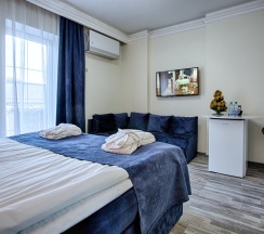 Двухместные апартаменты 7 с видом на внутренний двор 2 отдельные кровати в Exclusive Hotel&Apartments