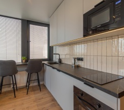 Студия 25 кв м на троих около вокзала и метро в SalutApart 2W Энергетиков 2/2