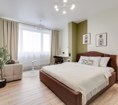 1-комнатные апартаменты студия Грин в Dream Apartmens